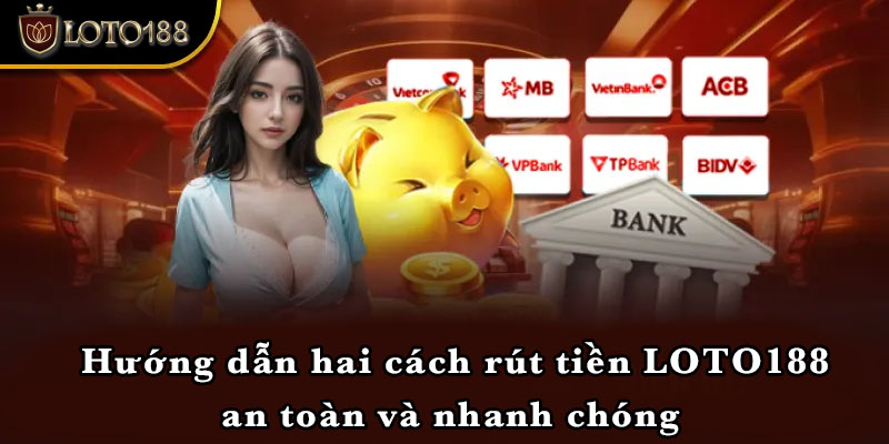 Hướng dẫn hai cách rút tiền LOTO188 an toàn và nhanh chóng 